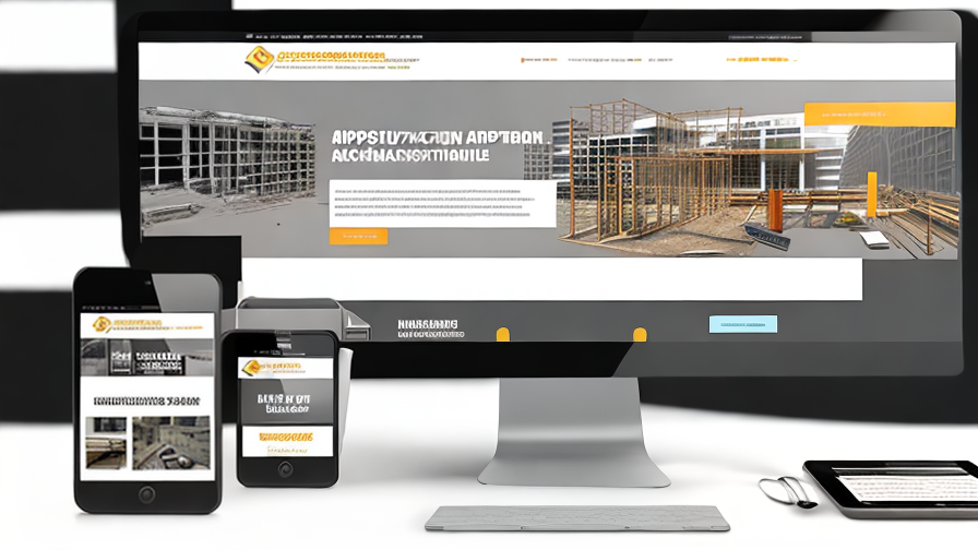 construction company website design