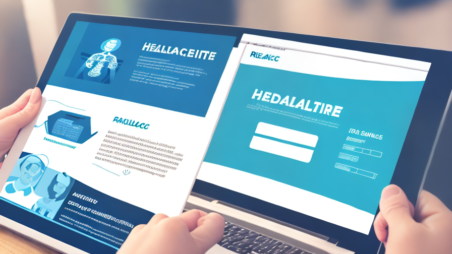 healthcare web design