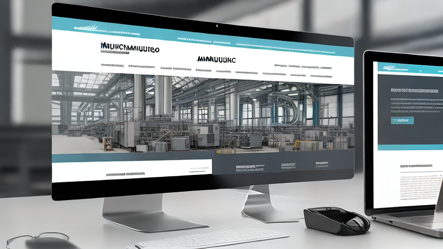 industrial manufacturing website design