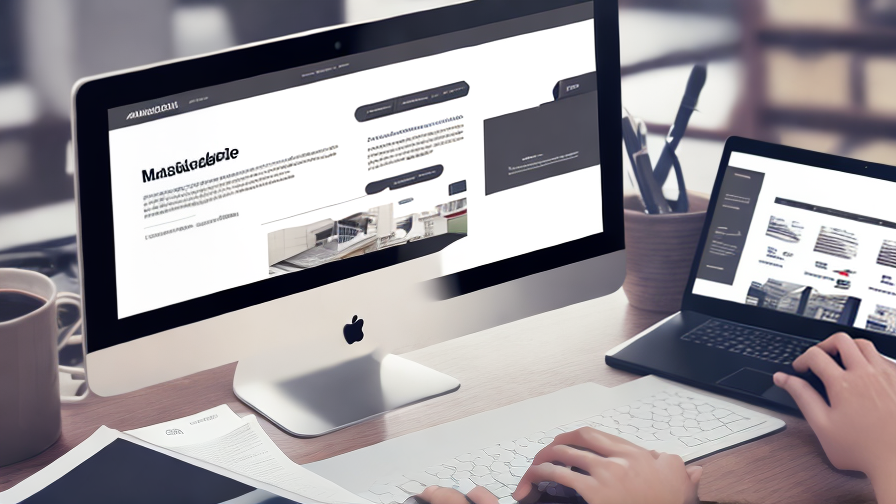 manufacturer website design