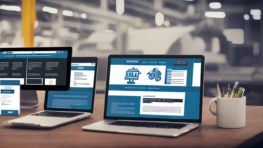 manufacturing website design