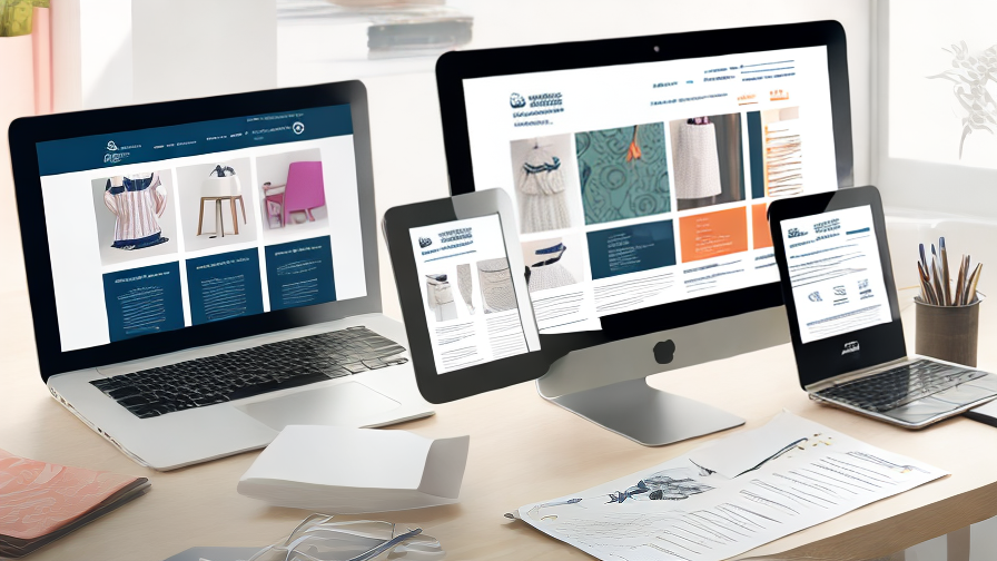 textile website design