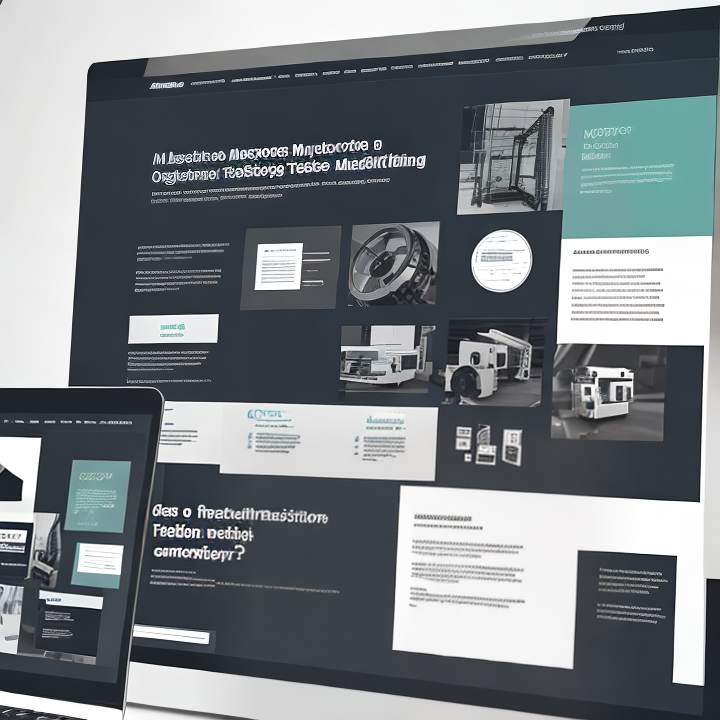 web design for manufacturers